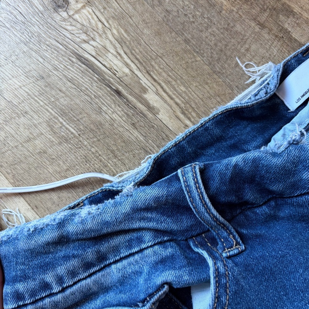 Vervet Distressed Cuff Crop Skinny Jeans - Picture 8 of 15